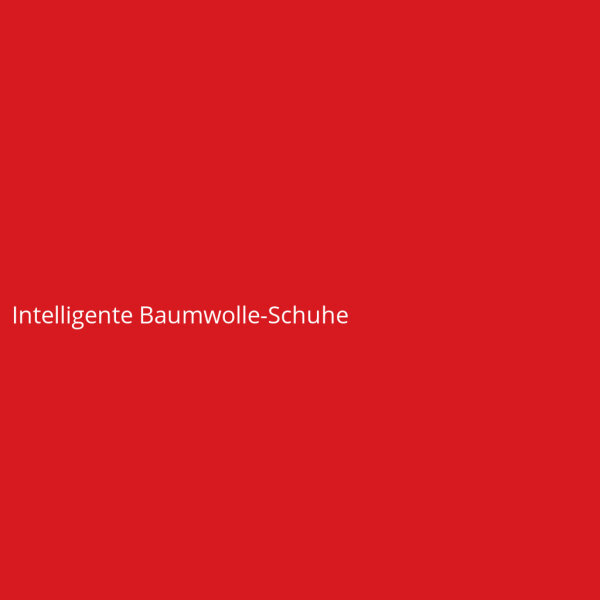 Intelligente Baumwolle-Schuhe