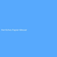 Herrliches Papier-Messer