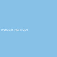 Unglaublicher Wolle-Stuhl