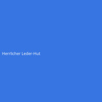 Herrlicher Leder-Hut