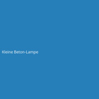 Kleine Beton-Lampe