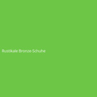Rustikale Bronze-Schuhe