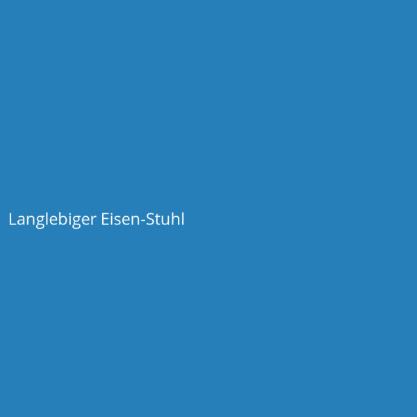 Langlebiger Eisen-Stuhl