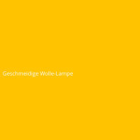 Geschmeidige Wolle-Lampe