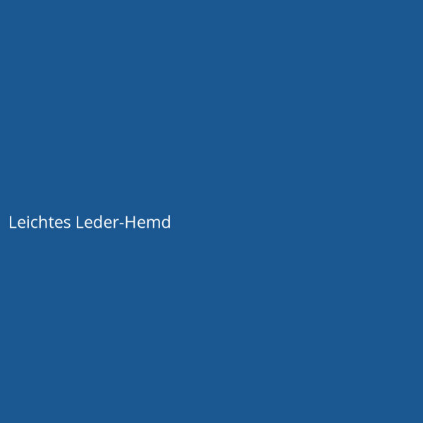 Leichtes Leder-Hemd